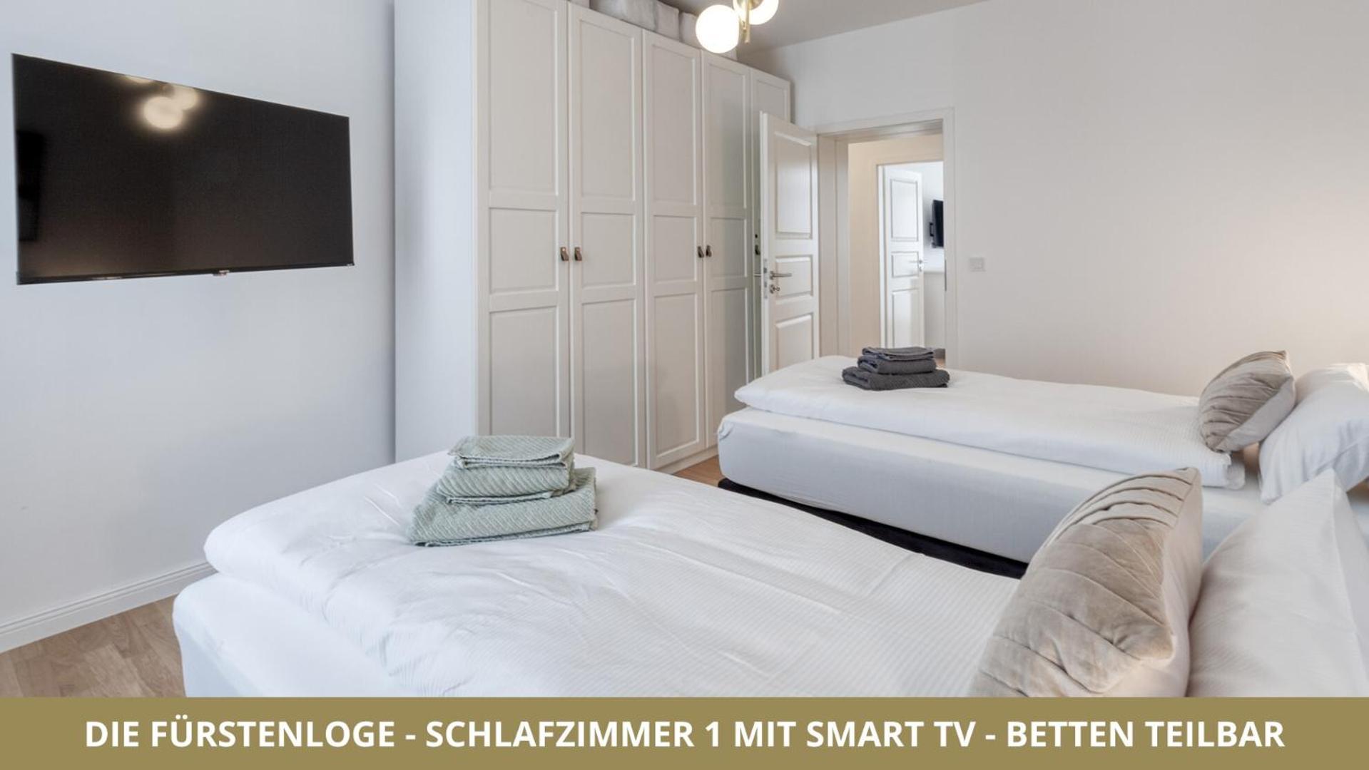 Neu Fewo Fuerstenloge 1-6 Pers Hinter Dem Markgraeflichen Opernhaus - 2 Schlafzimmer Mit Boxspringbetten 4 Einzel Oder 2 Doppelbetten, Balkon Und Einbaukueche, Barrierearm Bayreuth Buitenkant foto